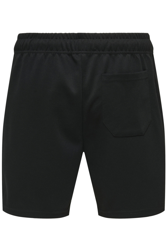 ONSLIAM REG SHORTS CS 22034438 BLACK/WHITE LOGO